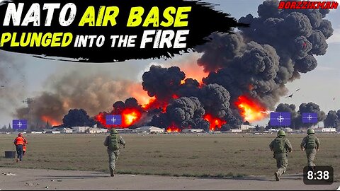 RUSSIA attacked the NATO airbase in Kolomyja - Four US F-16s and a French Mirage-2000 were destroyed