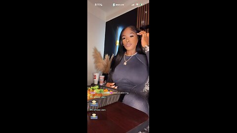 CRAZYSEXYCOOL VIBING OUT TO MUSIC EATING DINNER THIS EVENING BIGO LIVE