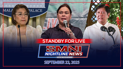 LIVE: SMNI Nightline News with Mj Mondejar & Pol Montibon | September 22, 2025 – Lunes