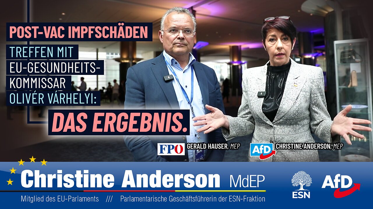 Besuch beim EU-Gesundheitskommissar: Das Ergebnis