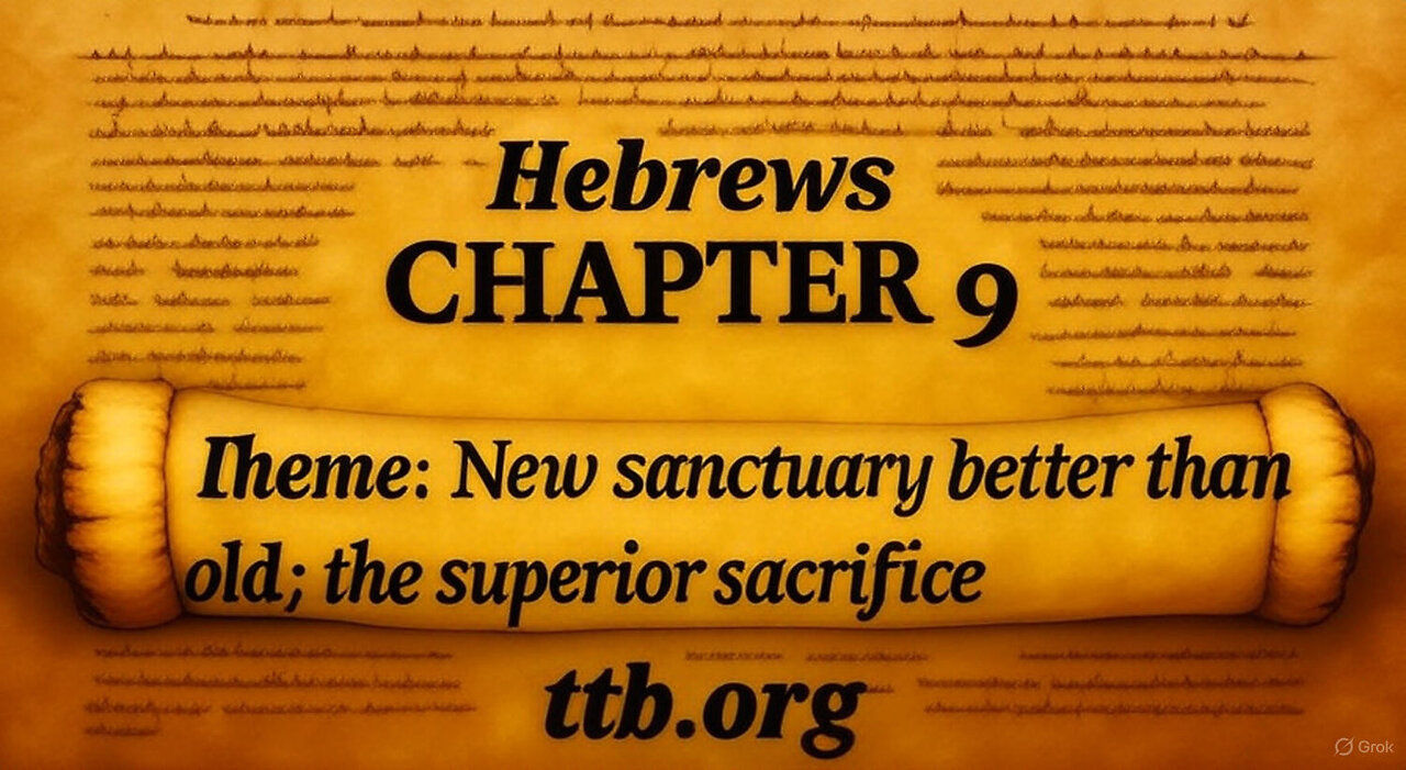 Hebrews Chapter 9 (Bible Study)