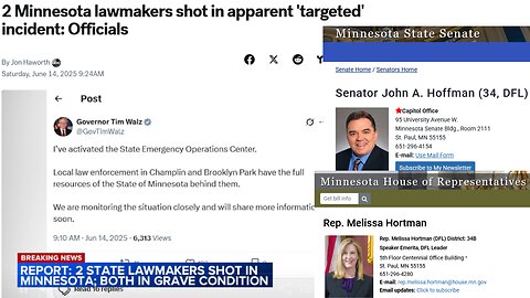 2 Minnesota lawmakers shot in apparent 'targeted' incident: Officials