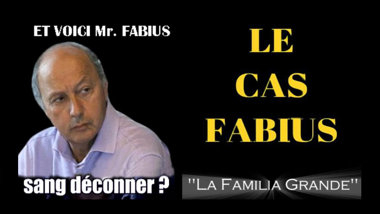 Le cas FABIUS... 😳 Quand c'est "trop" ça n'est jamais assez pour eux ...