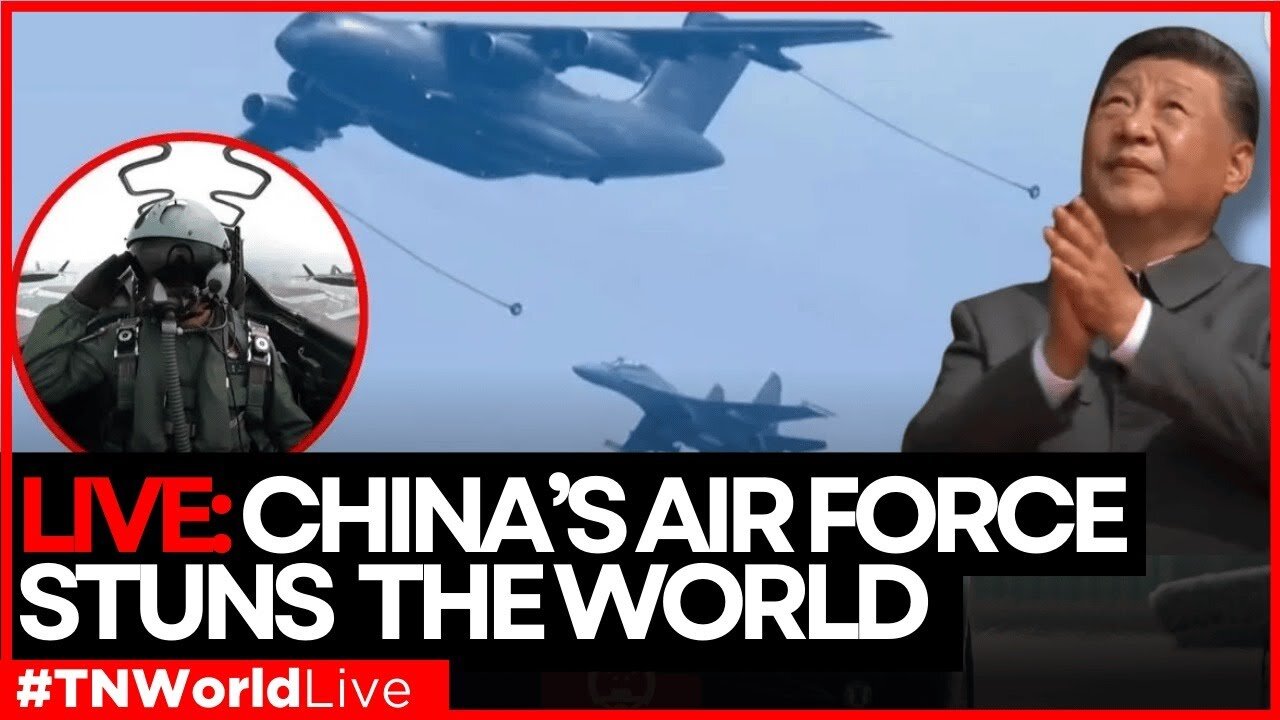 LIVE | Beijing’s Skies Erupt: Fighter Jets Pull Off Impossible Feat | Times Now World LIVE