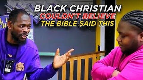 BLACK CHRISTIAN COULDN’T BELIEVE THE BIBLE SAID THIS #VIRAL #TRENDING REACTION