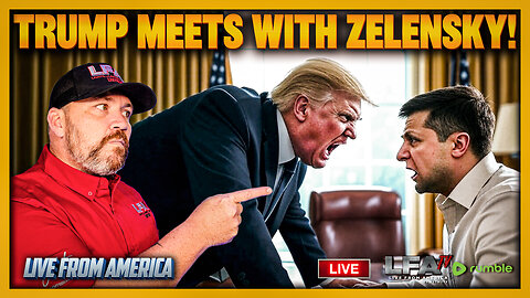 TRUMP MEETS WITH ZELENSKY! | LIVE FROM AMERICA 8.18.25 11AM