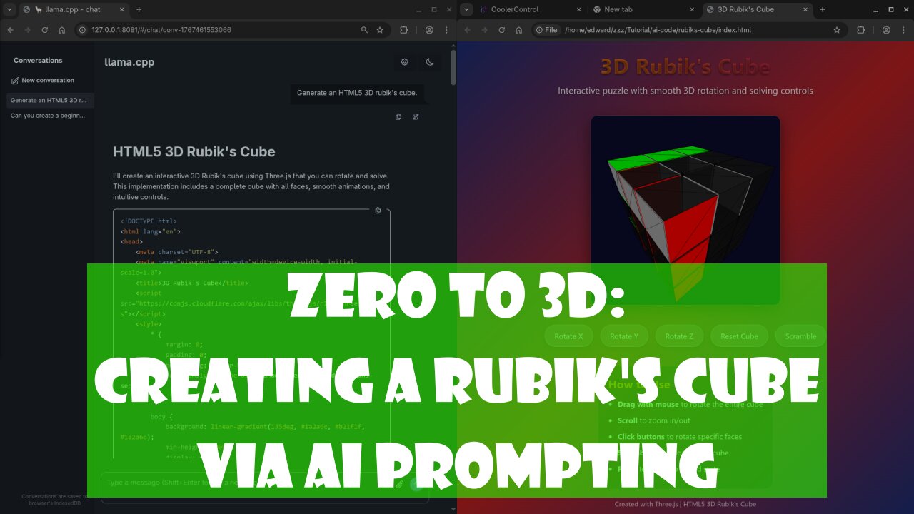Build a 3D Rubik's Cube in Your Browser - HTML5 & JavaScript Tutorial