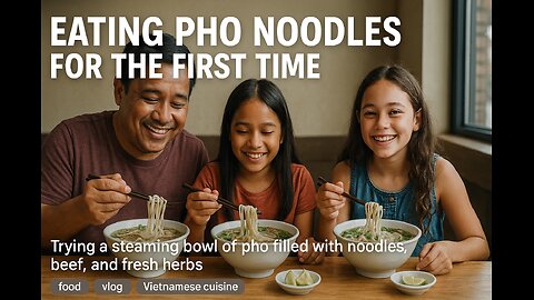 Our First Time Eating Pho Noodles – Mind Blown by the Flavor!