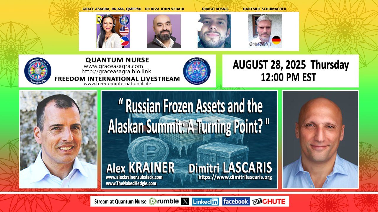 ALEX KRAINER & DIMITRI LASCARIS - Russian Frozen Assets & the Alaskan Summit: A Turning Point?