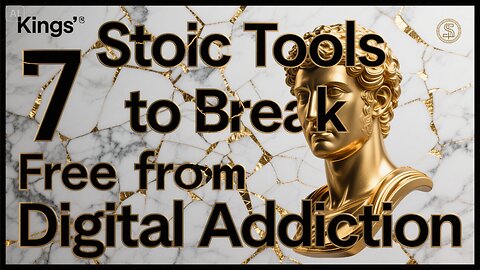 7 Stoic Tools to Break Free from Digital Addiction #Stoicism #DigitalAddiction #Mindfulness