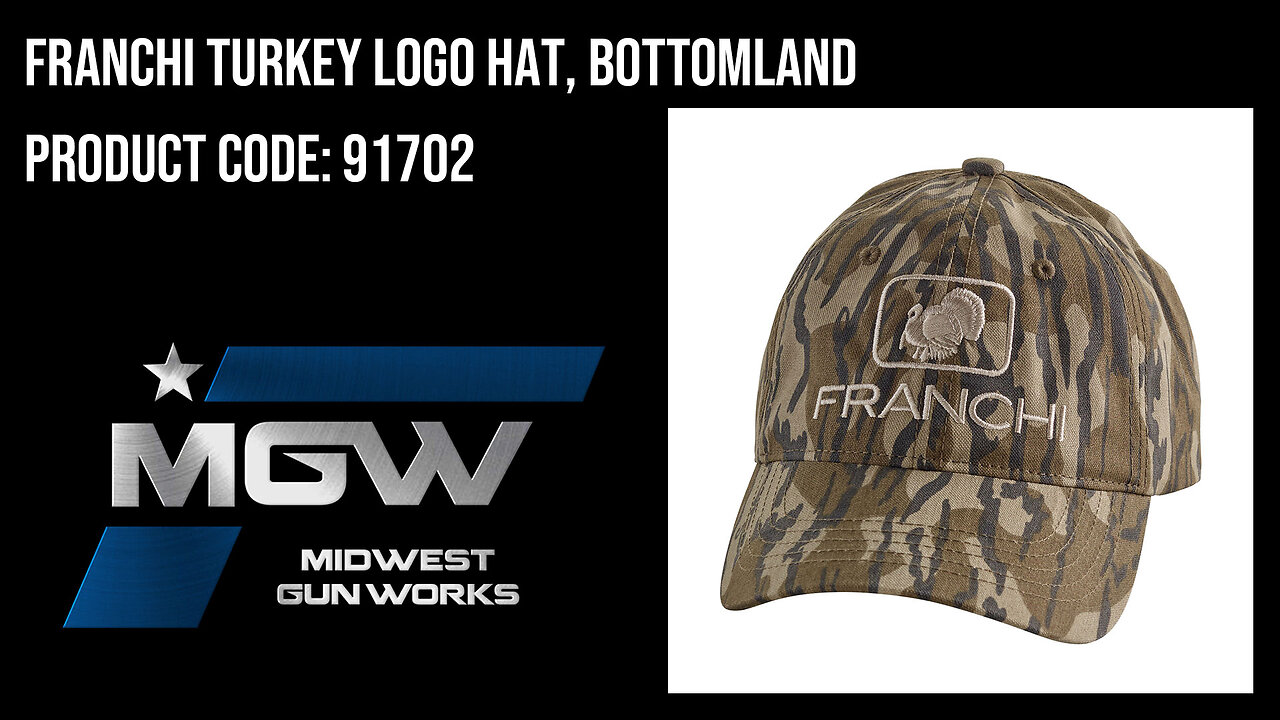 Franchi Turkey Logo Hat, Bottomland - 91702