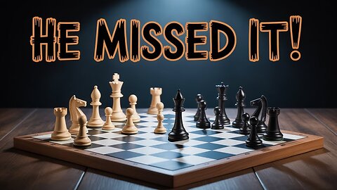 The Biggest Endgame Mistake | He Resigned Too Early
