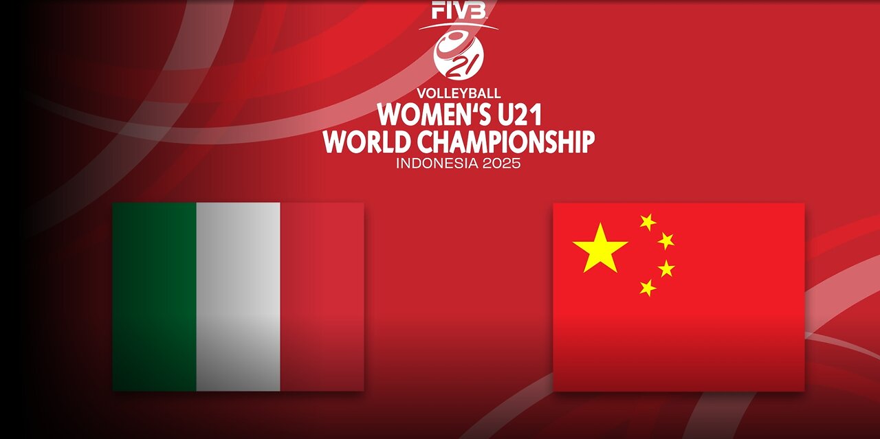 ดูวอลเลย์บอลหญิง U21 ชิงแชมป์โลก 2025 รอบ Quarter Final3 อิตาลี พบ จีน