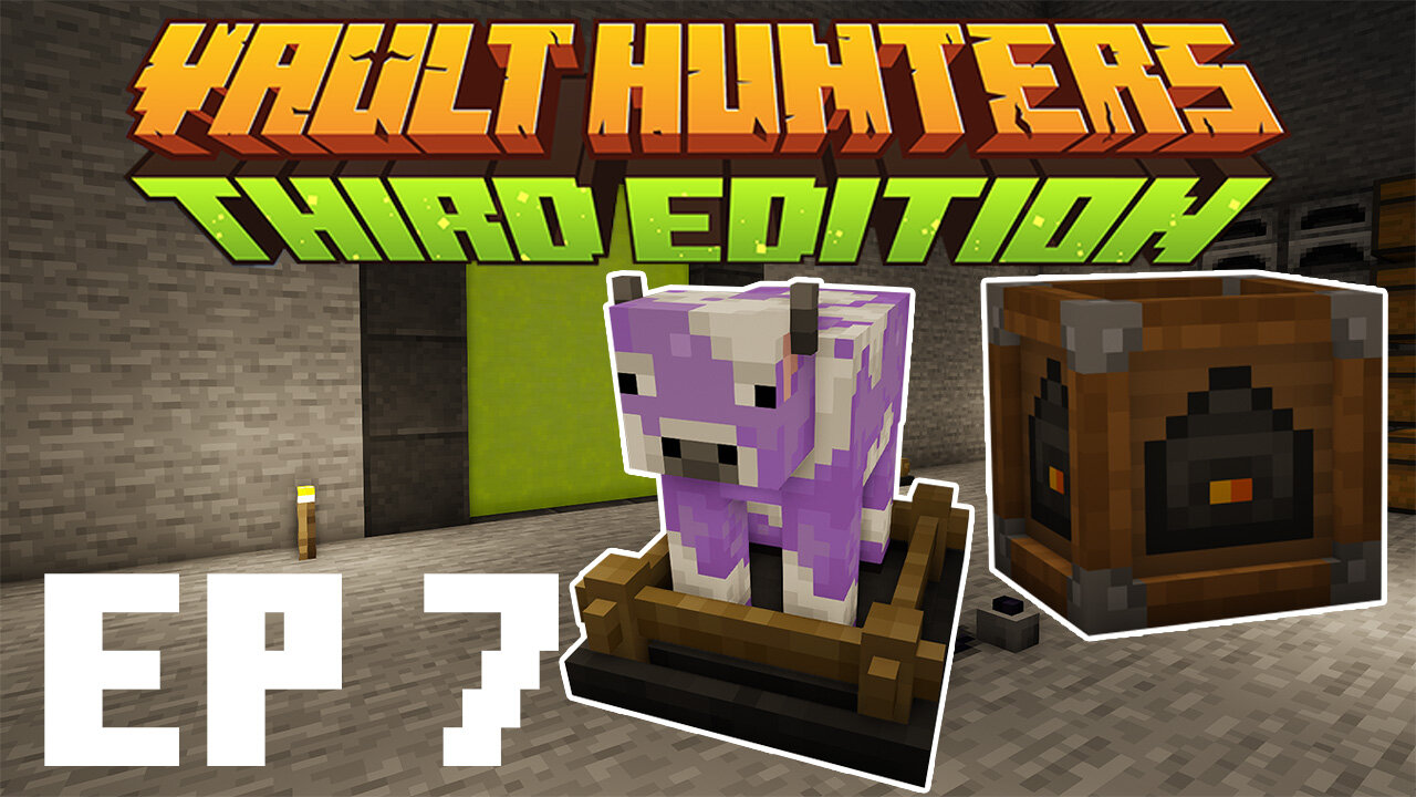 *SHINY* Cow - Ep7 - Minecraft Modded (Vault Hunters)