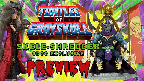 SDCC Skele Shredder - Turtles of Grayskull - Preview