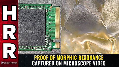 PROOF of morphic resonance captured on microscope video