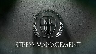 Gestion du stress | Université ROOT | 14 mai 2025 | French