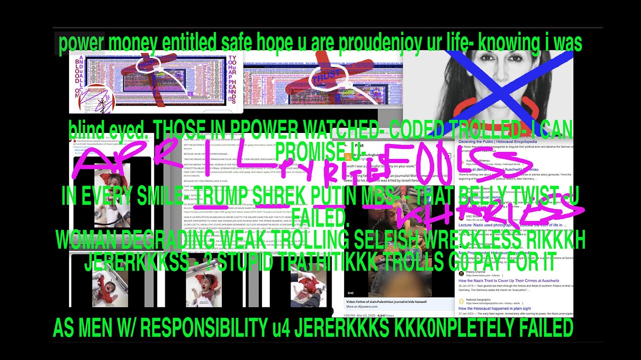 KODIN SKUM KATZ 4 MIF1X 15 @084502042025 VIDEO 323 GAZA GENOCIDE 200623032025 - SSHREKK M0HAMED P00TIN TRuMP KKKHARLESS MBSS GATESS BRANSS0ON MuSSKKK -F00LSS AND FAiLuRESS... THERERE ARE RuNNERERSS and RUNNAHARRRRES 113301042025