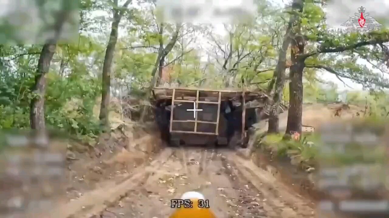 The Russians Rubikon FPV drones destroyed the Ukrainian Forces equipments