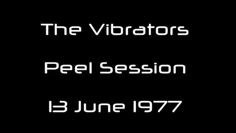 THE VIBRATORS, JOHN PEEL SESSION 1977