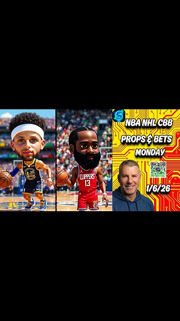 🏀 Monday's Top NBA PROPS | NHL PICKS TODAY | COLLEGE BASKETBALL PICKS | PRIZEPICKS TODAY | 1/6/26