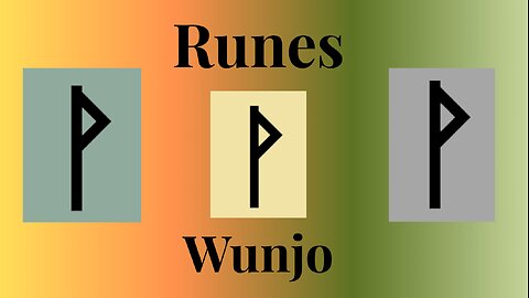 Wunjo- The Rune Of Joy! 🌟🕯️