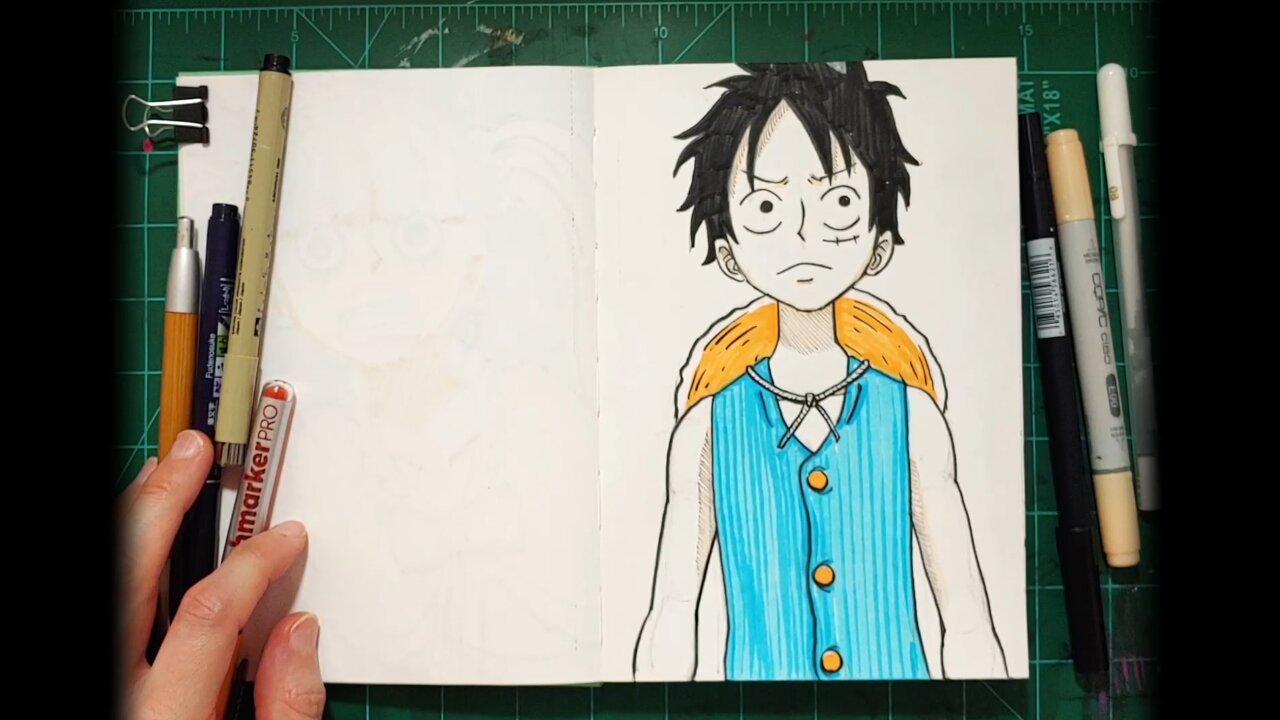 [ONE PIECE] "Strawhat" Luffy in Blue