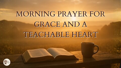 Morning Prayer for Grace and a Teachable Heart