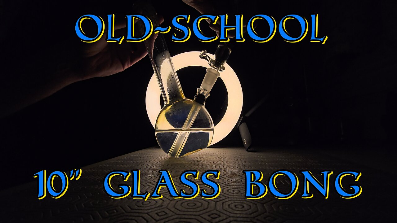 Old School 10" Glass Bong