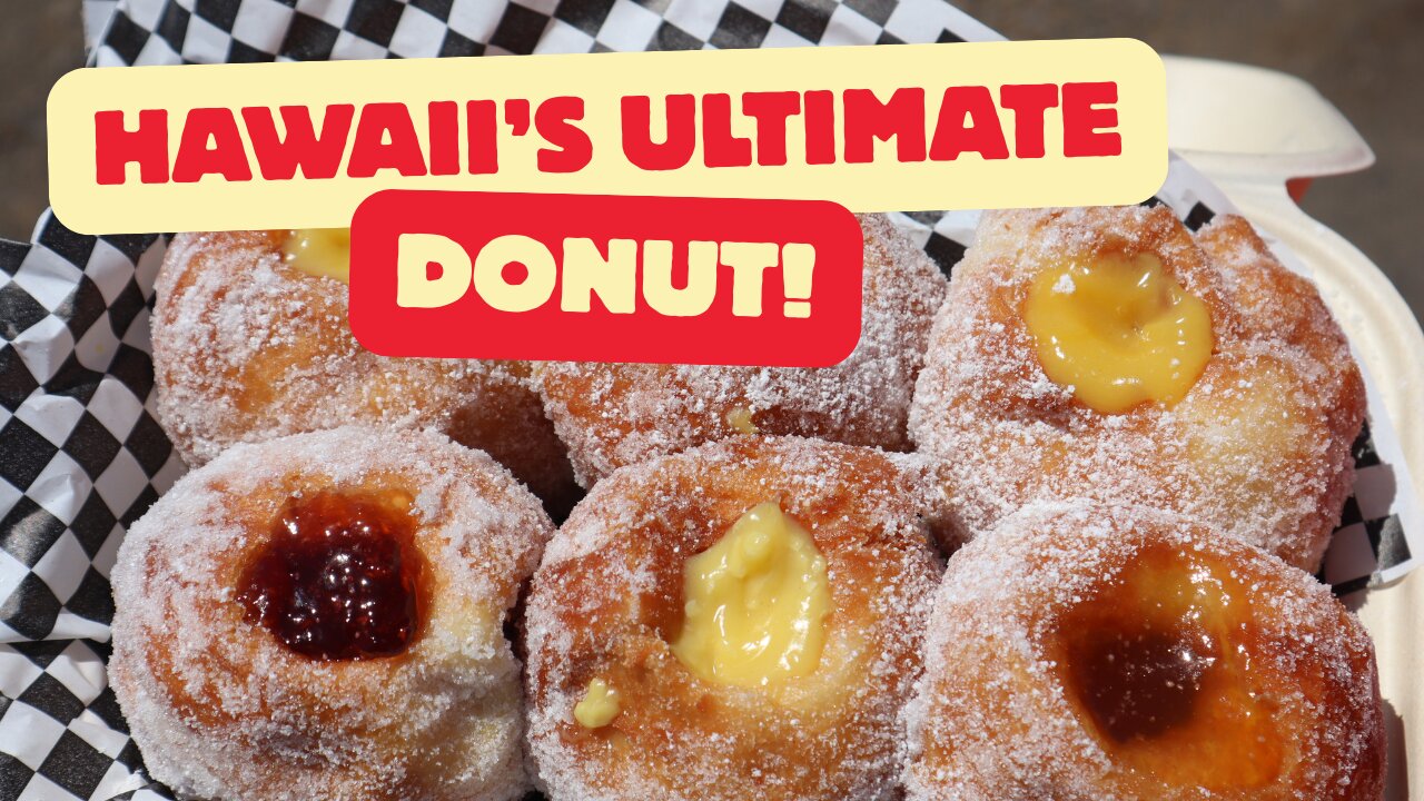 Trying Hawaii's Most FAMOUS Donut From a Food Truck!