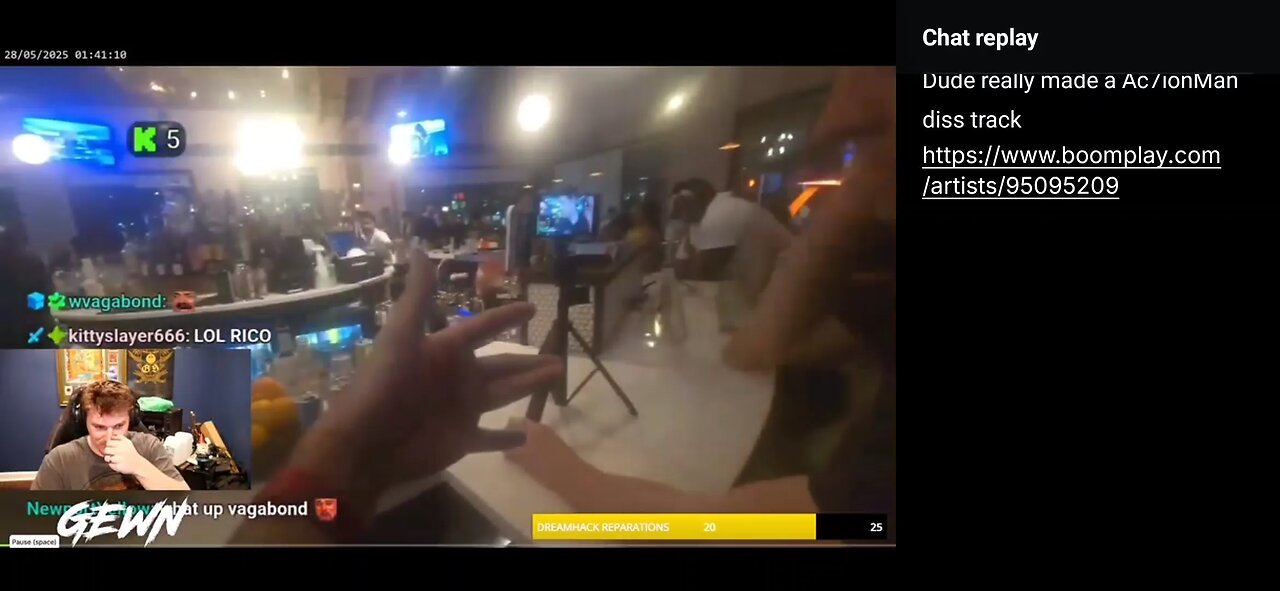 Ac7ionman diss track reaction