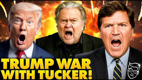 Tucker Makes SHOCK Live Appearance on Bannon War Room, Promises END Of Trump Presidency if Trump...