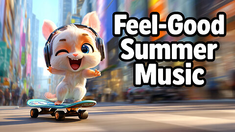 Feel-Good Summer Music | Skate Into the Day with Happy Vibes