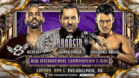 Ricochet Vs Kenny Omega Vs Mike Bailey (AEW Dynasty 2025) Highlights