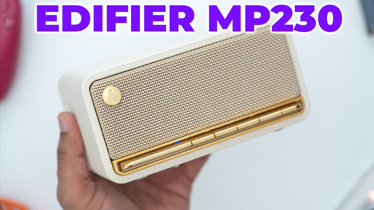 Edifier MP230 Bluetooth Speaker! Retro Design & POWERFUL Sound 🎶