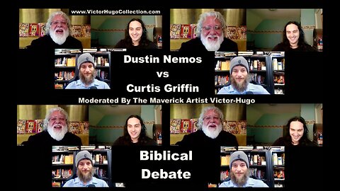 Dustin Nemos Curtis Griffin Merciful God vs Vengeful God Biblical Debate Moderated By Victor Hugo