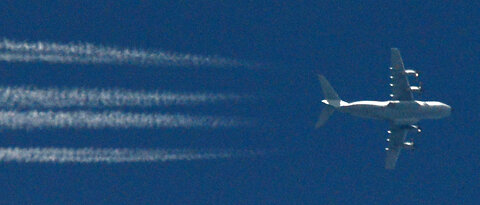 16/5/25 RAF DUMPING CHEMTRAILS OVERHEAD