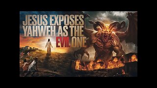 Jesus Exposes Yahweh as the Evil One