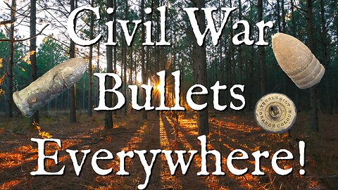Civil War Bullet Bonanza! Great Day for Metal Detecting!