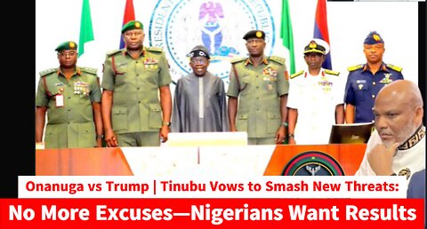 Onanuga vs Trump | Tinubu Vows to Smash New Threats: “No More Excuses—Nigerians Want Results