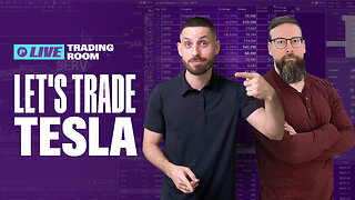 Live Trading: $TSLA Takes Off On Elon Musk Buys!