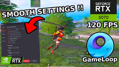Best Settings 120 FPS Super Smooth iPad View PUBG MOBILE 3.8 PC Emulator Gameloop (2025)