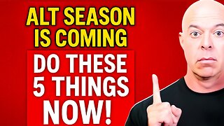 Preseason Before Altcoin Boom: 5 Must-Do Moves Before Crypto Alt Season Skyrockets!