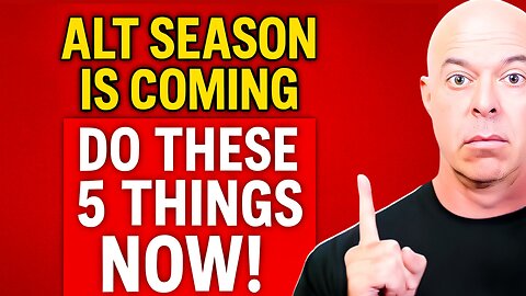 Preseason Before Altcoin Boom: 5 Must-Do Moves Before Crypto Alt Season Skyrockets!