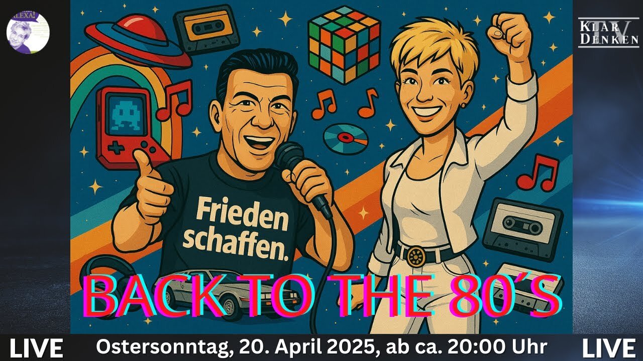 💥🎥LIVE | Zurück in die Zukunft? Nein – direkt rein in die 80er!🎤💥