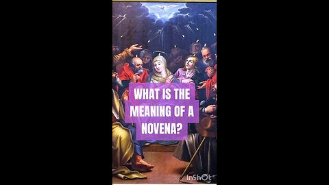 WHAT IS THE MEANING OF NOVENA? #truth #jesus #christ #king #mary #joseph #ihs #church #bible #christ