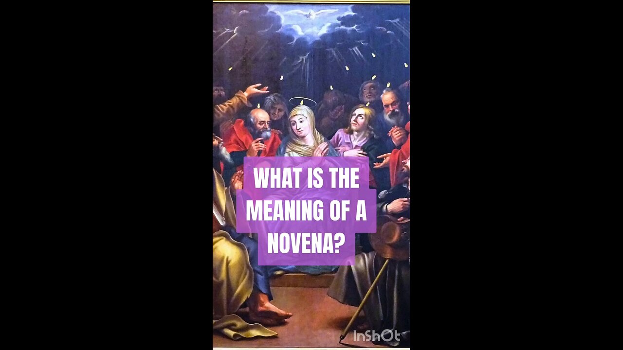WHAT IS THE MEANING OF NOVENA? #truth #jesus #christ #king #mary #joseph #ihs #church #bible #christ