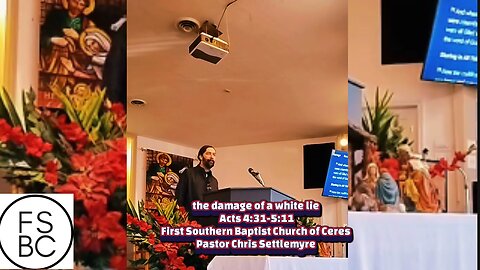 the damage of a white lie Acts 4:31-5:11 Ceres FSBC Pastor Chris Settlemyre #theoutlawpreacher
