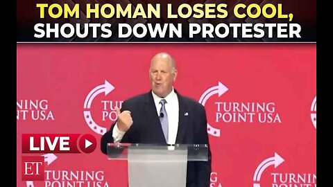Tom Homan Delivers Fiery Speech Against Anti-ICE Protestors