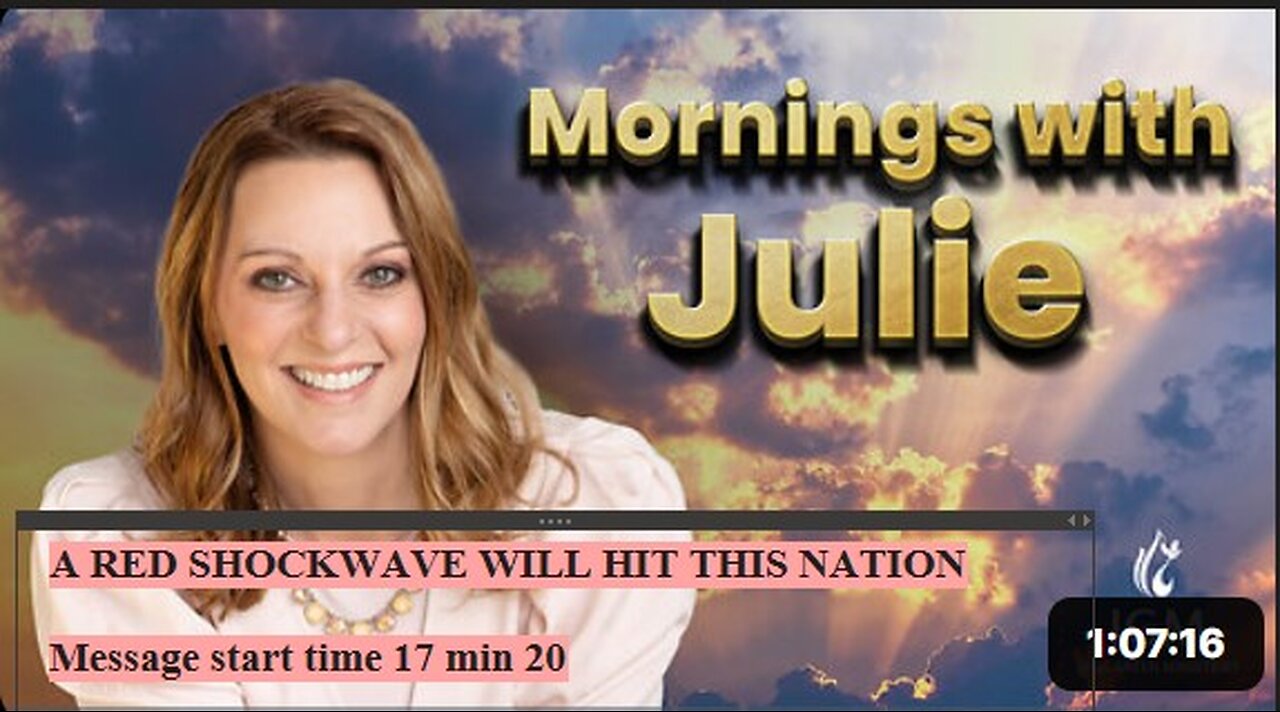 Julie Green subs A RED SHOCKWAVE WILL HIT THIS NATION
